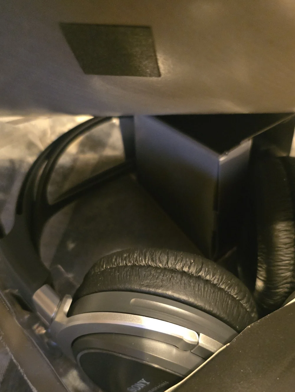 Sony Black Over-Ear Stereo Headphones with Cushioned Earcups